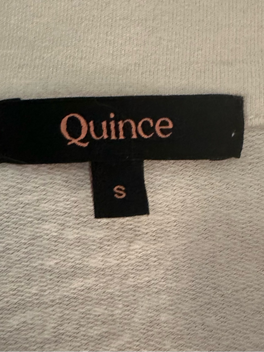 Quince CloudComfort Half-Zip Sweatshirt Size Small Athleisure Cozy - Picture 8 of 9